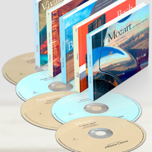 Grandes Maestros de la Música Clásica 5 Vols + 5 CDs Audio