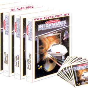 Curso de Informática Personal 5 Vols con 8 CD-ROMs