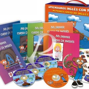 Aprendamos Inglés con Pupo 5 Vols con Guía, 3 DVDs y un CD-ROM