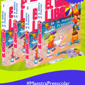 Gran Libro de la Maestra de Preescolar 4 Vols con CD-ROM