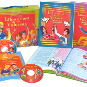 Libro de Oro de los Valores 3 Vols con 2 DVDs y un CD-ROM