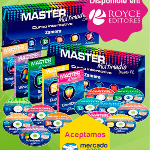 Curso Interactivo Master Multimedia Office 6 CD-ROMs
