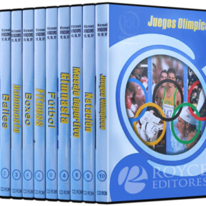 Enciclopedia Multimedia Deportiva 10 CD-ROMs Azul