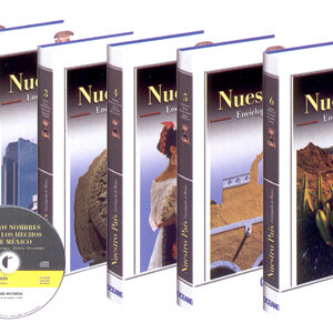Nuestro País Enciclopedia de México 6 Vols con 2 CD-ROMs