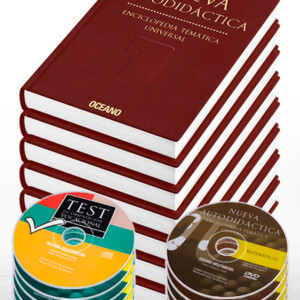 Nueva Autodidáctica Enciclopedia Temática Universal 8 Vols con 6 CD-ROMs y 5 DVDs