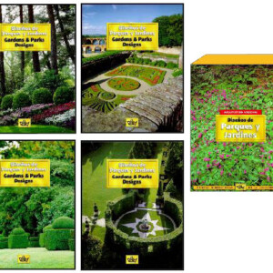 Diseño de Parques y Jardines 4 Vols con CD-ROM