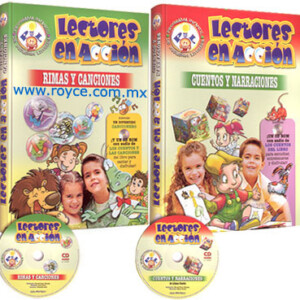 Lectores en Acción 2 Vols + 2 CDs Audio