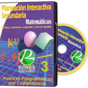 Planeación Interactiva Secundaria Matemáticas en CD-ROM