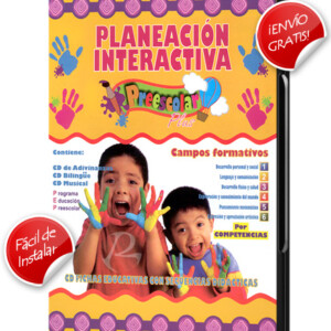 Planeación Interactiva Preescolar Plus 4 CD-ROMs y un CD Audio