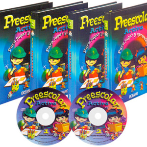 Preescolar Activa para Jugar y Aprender 4 Vols con 2 CDs-Audio