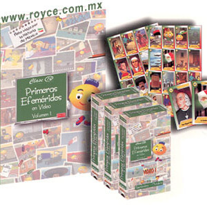 Primeras Efemérides en Video Volumen I con 3 Videos y Lotería