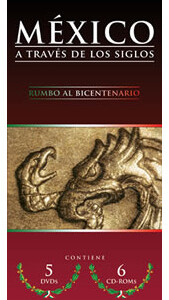 México a Través de los Siglos 6 CD-ROMs con 5 DVDs