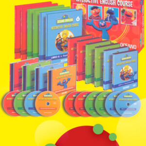 Sesame English Interactive English Course 6 Vols con 6 DVDs