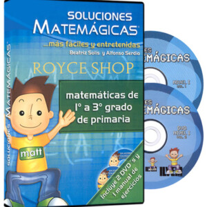 Matemáticas de 1º a 3º Grado de Primaria 2 DVDs