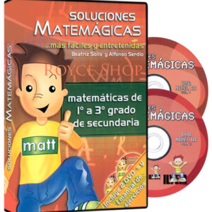 Matemáticas de 1º a 3º Grado de Secundaria 2 DVDs