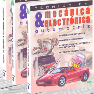 Técnico en Mecánica y Electrónica Automotriz 3 Vols con CD-ROM