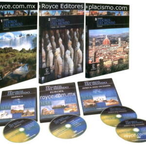 Grandes Tesoros del Mundo 3 Vols con 4 DVDs