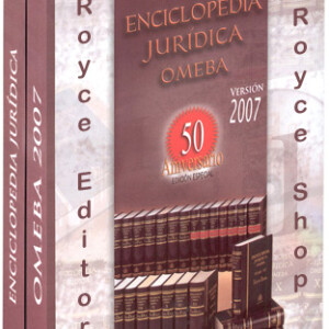 Enciclopedia Jurídica Omeba 4 CD-ROMs (Edición 2007)