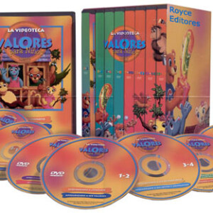 La Videoteca de los Valores para Niños 8 DVDs