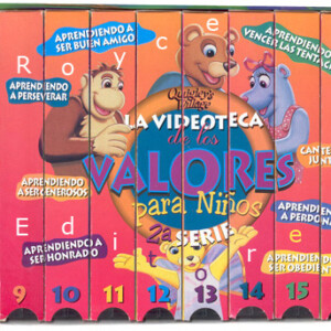 La Videoteca de los Valores Para Niños 8 Videos 2a Serie