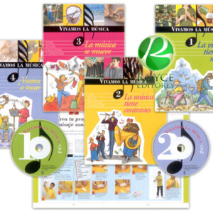 Vivamos la Música 4 Vols con 2 CDs Audio