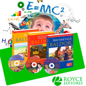 Biblioteca Matemática Baldor 3 Vols con 3 CD-ROMs
