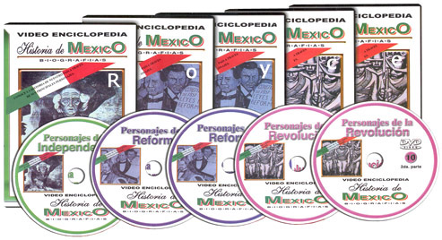 Video Enciclopedia Historia de México 10 DVDs Carbonell
