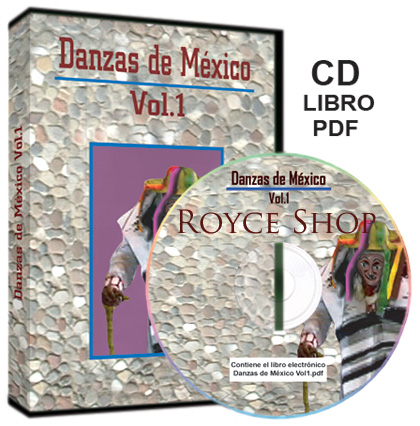 Danzas de México Vol 1 con DVD, CD Audio y un e-Book