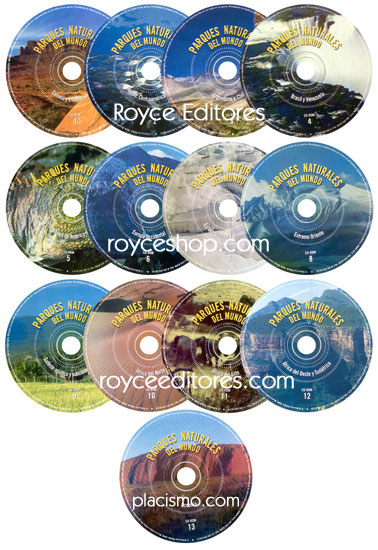 Parques Naturales del Mundo 13 CD-ROMs