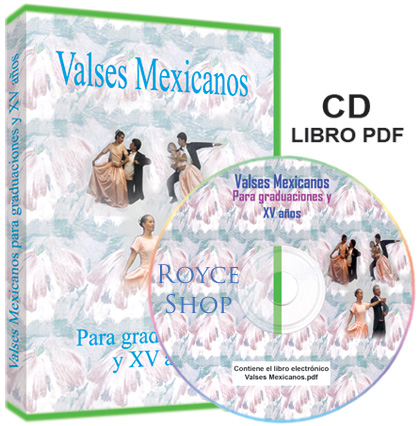 Valses Mexicanos para Graduaciones y XV Años con DVD un e-Book y CD Audio