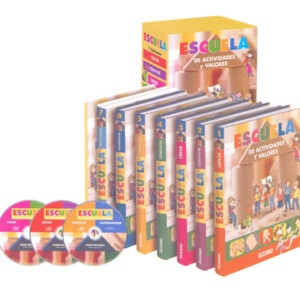 Escuela de Actividades y Valores 6 Vols con 3 CD-ROMs