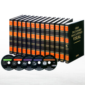 Gran Diccionario Enciclopédico Visual 12 Vols con 5 CD-ROMs