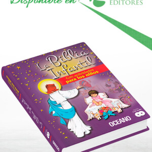 La Biblia Infantil con Actividades para los Niños con 2 CDs Audio (Morado)