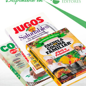 Libros.Mx - Cocina Saludable para Toda la Familia 3 Vols