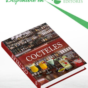 Libro "Cócteles con Más de 400 Recetas", una guía completa para la preparación de cócteles, incluyendo más de 400 combinaciones y consejos de coctelería.